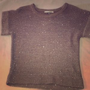 Size small WDNY top gold shimmery.